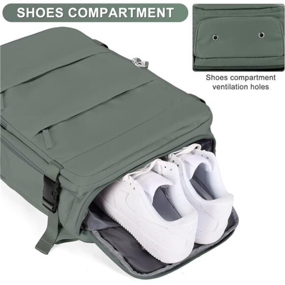 Travel Backpack For Women Men Airline Approved Carry On Backpack Flight - Picture 6 of 7